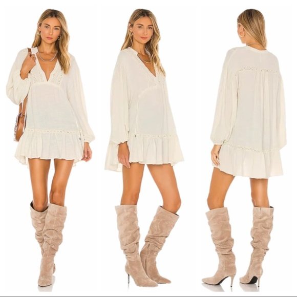 Free People Dresses & Skirts - NEW! Free People Rugged Beauty Swing Dress